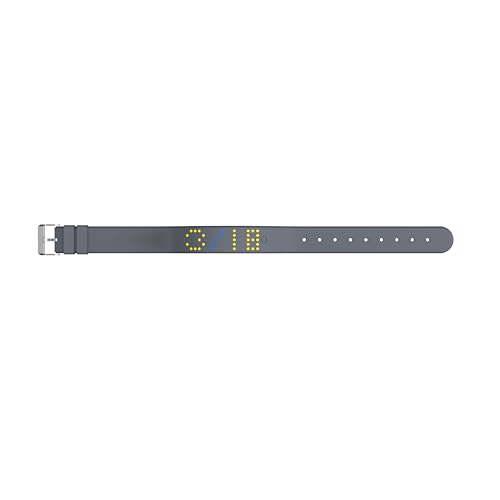 Vibrating Alarm Reminder Watch - with up to 8 Personal Alarms and Message Reminders per Day - color: Grey