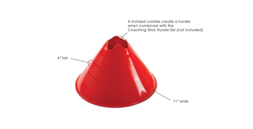 Kwik Goal Jumbo Disc Cones, Pack of 12 - color: Yellow