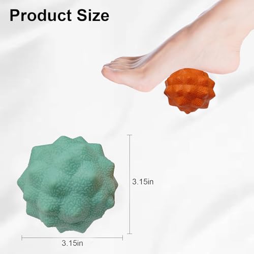Foot Massage Ball - color: 1 Orange Green Massage Ball