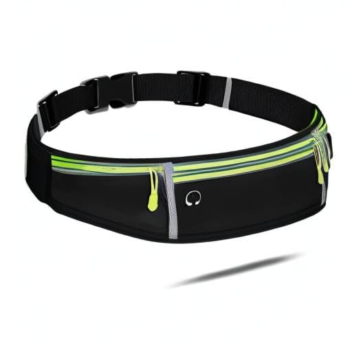 Waist pack sport running Belt Pack with adjustable Strap for running hiking travel outdoors sport (Black, 4 Pockets)