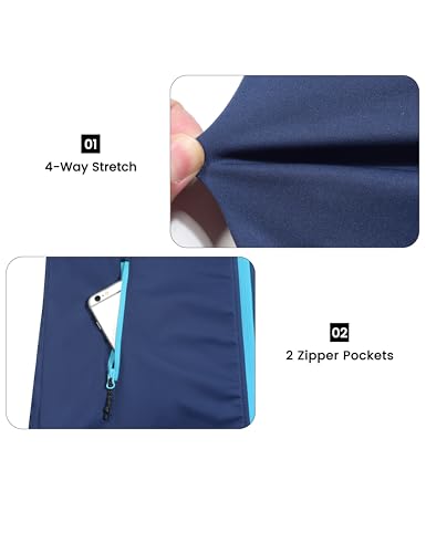 Little Donkey Andy Women's Lightweight Softshell Vest - color: Blue-long, size: Large