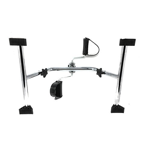 PCP Pedal Exerciser Senior Rehab Arm or Leg Conditioning, Chrome
