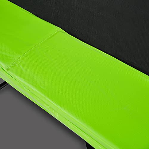 SkyBound Rectangular Trampoline with Enclosure Net 10x17 FT - Rectangle Trampolines Performance Build for Families and Athletes - Reinforced Welding Base - Gymnastics Trampoline Superior Bounce