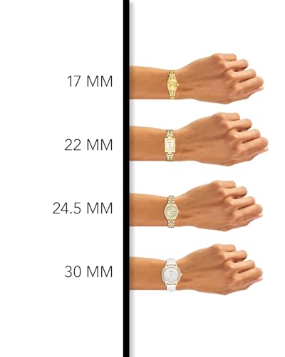 Armitron Women's Genuine Crystal Accented Bracelet Watch, 75-2475 - color: Two-Tone/Black
