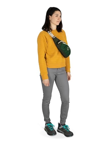 Osprey Daylite Waist Pack - Fanny Pack with Crossbody Shoulder Carry Option - Lightweight Hip Bag - color: Green Belt/areen Canopy