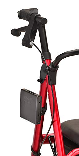 NOVA Medical Products Cup Holder for Star & Express Rollator, Cup Holder for Oval Tube NOVA Rollator Walkers, Adjustable & Foldable Drink Holder, Black