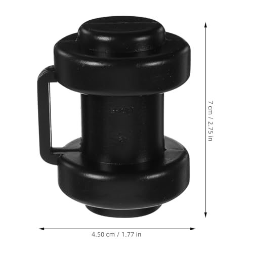 Baluue 6 Pack Trampoline Pole Caps Trampoline Tube Cover Replacements for Enclosure Net Poles Small Parts 2.75 X 1.77 X 1.77 in