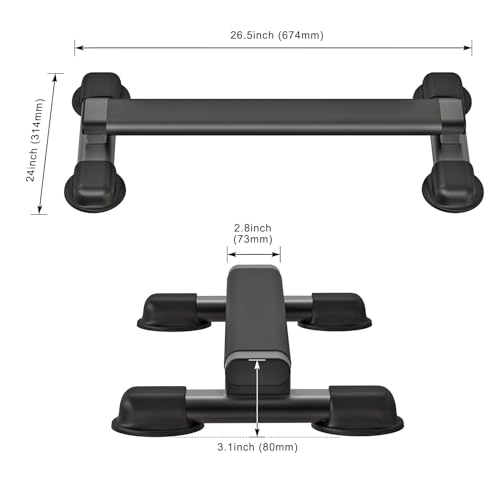 Kipika Versatile Calf Raise Bar, Heavy Duty Steel Standing Calf-raise Stand - color: A: (2.8" Wide Tube)
