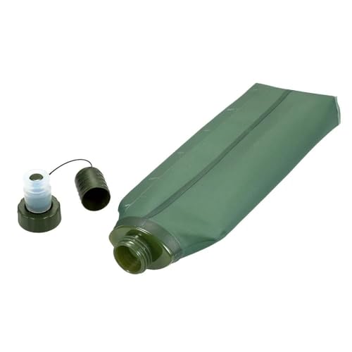250/500ml Soft Flask Water Bottle, Collapsible TPU Sports Water Bottle with Bite Valve, Folding Flask for Running Hiking Cycling Camping(Blue-500ml) - style: Blue-500ml