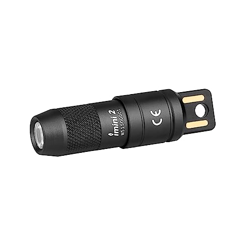 OLIGHT IMINI 2 Rechargeable EDC Keychain Mini Flashlight Black - color: Black