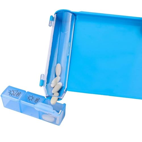 Opret Pill Counter Right Hand with 2 Spatulas to Count Meds - color: Skyblue