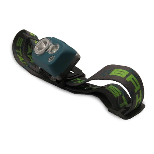 Bright Star B.O.B "Big Ol' Beam" 300 Lumen LED Headlamp Dark Teal, Auxiliary Red LED, 4 Modes, Hands-Free Lighting, Waterproof, Batteries Included, Perfect for Outdoor, Industrial, Emergency - color: Dark Teal