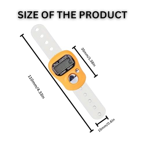 DuaProducts 13 Pack Electronic Finger Counter, Mini LCD Digital Display Tally Counter 5-Digit Number Count Clicker, Counters Clickers for Knitting, Crochet, Coaching, Lap, Golf, Toddler & Fidget