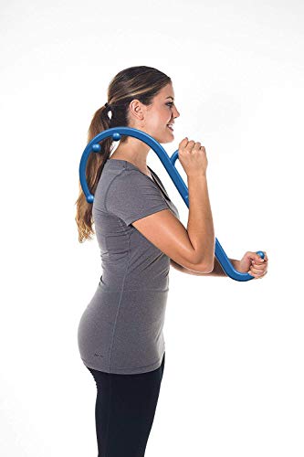 LiBa Deep Tissue Back Neck Massager Theracane for Pain Relief Blue - color: A. Blue (1 Pack)