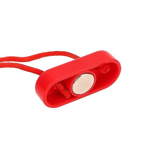Srliya 2pcs Treadmill Universal Safety Key Treadmill Magnet Key Universal Replacement Treadmill Magnet Security Lock Red