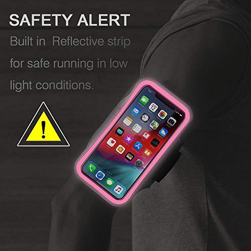Running Armband for iPhone 17/16/15/14/13 Pro Max, Plus, Air (Rose) - color: Rose