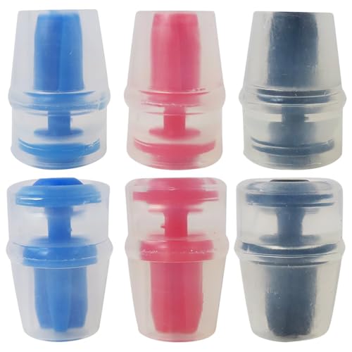 Homesweet 6Pcs Hydration Pack Bite Valve Sheath Safe Nozzle Mouthpiece Replacement Bite Valve Sheath Compatible for Water Bladder Reservoirs Hydration Fit Reservoirs of Varying Capacities, Color