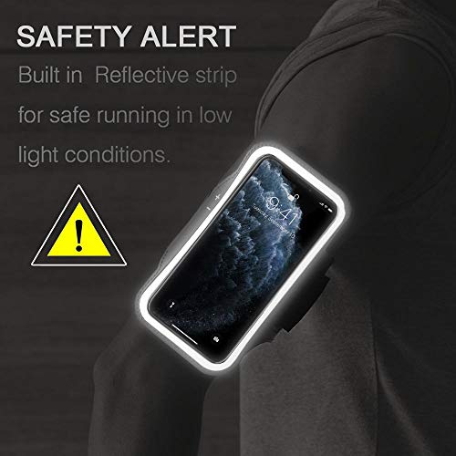 Running Armband for iPhone 17/16/15/14/13 Pro Max, Plus, Air (Black) - color: Black
