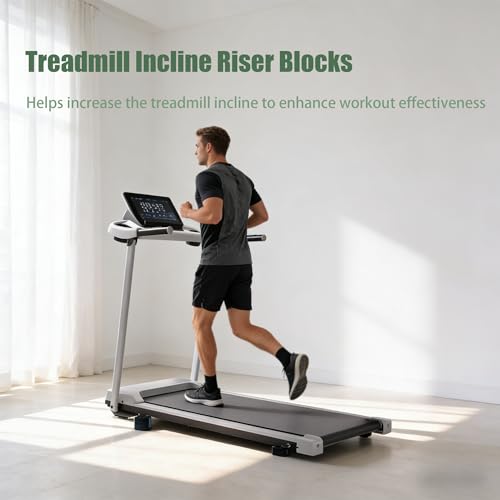 Treadmill Incline Riser Blocks, Walking Pad Incline Blocks - color: Black, 8 PCS