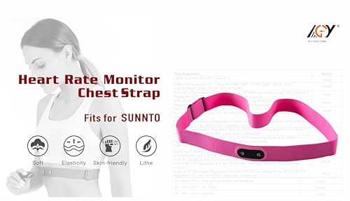 Heart Rate Strap Replacement for suunto hr strap - color: Pink