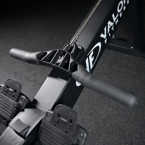 Valor Fitness Air Rowing Machine – Full-Body Cardio Rower with Adjustable Resistance, LED Monitor, Wheels & Compact Foldable Design for Home Gym & High-Intensity Workouts