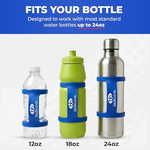 BibBoards Hydro Loop Water Bottle Strap, Blue - color: Blue