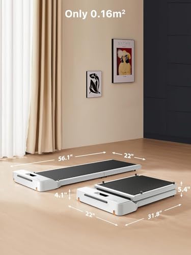 WalkingPad Z1 Foldable Walking Pad Treadmill, Under Desk Compact Design - color: Z1*white