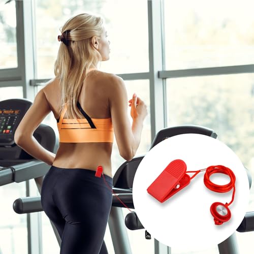 NQEUEPN 8pcs Universal Treadmill Magnetic Safety Keys, Round Safety Switch Replacement Compatible with Most Treadmills & Running Machines