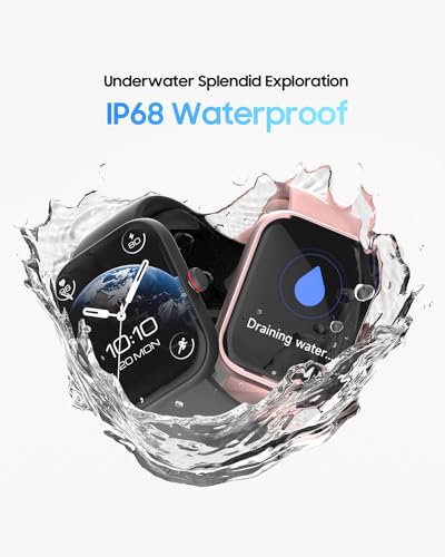 1.91" Smart Watch for Men Women with ALEXA, Fitness Watch for Android iOS - color: Black