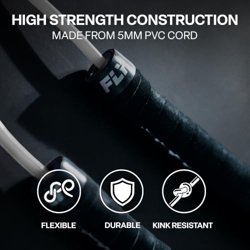 FLY Ultra Speed Skipping Rope — Premium 10ft Adjustable - color: White