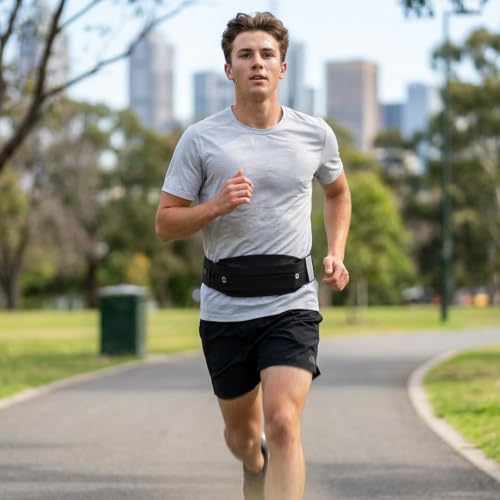 Running Fanny Pack, Running Belt for Phone Water Resistant Nylon