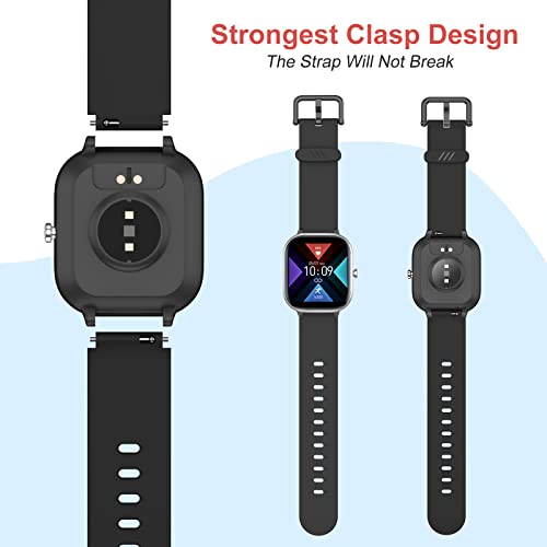 Kids Fitness Tracker Watch, IP68 Waterproof Smart Watch - color: Black