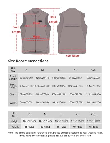 INBIKE Lightweight Cycling Vest for Women, Water Resistant Windproof Sleeveless Running Vest, Breathable Reflective - color: Pink, size: X-Large