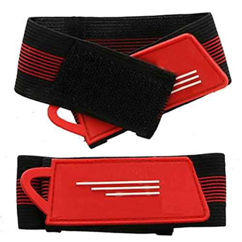 2 pairs Bicycle Ankle Leg Strap, Cycling Bike Safety Reflective Wrist Ankle Bind Bands Clip Strap for Outdoors-Red