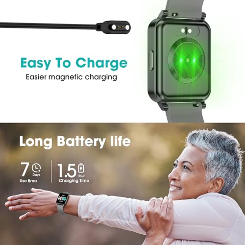 Pedometer Watch Senior Friendly No App No Phone Required, Step Counter - color: Gray
