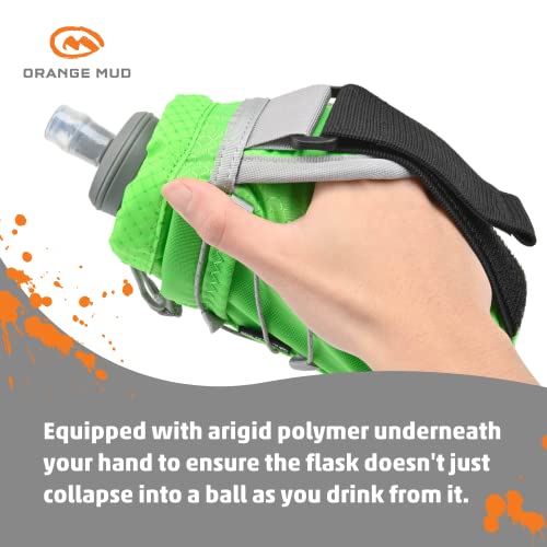 Orange Mud Soft Flask 500ml Handheld Running Flask Lime Green - color: Lime Green