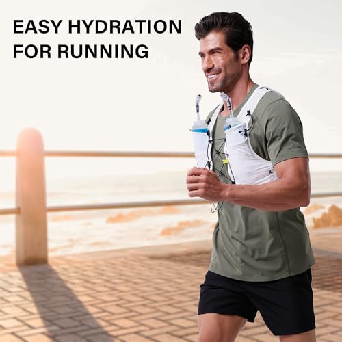N NEVO RHINO 350ml/500ml TPU Soft Flask with Straw for Running - size: 16.9 Ounces