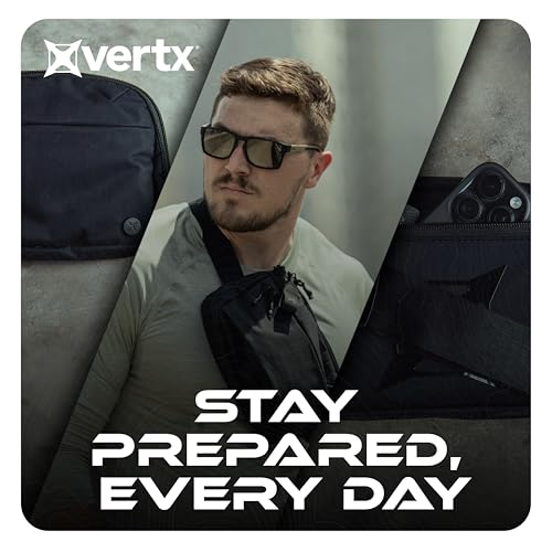 Vertx Everyday Tactical Fanny Pack + - 100% Nylon Fanny Pack for Men and Women with CCW-Ready Design and Rapid Access Tab - Wolf Grey - 2L - color: Wolf Grey, style: Everyday Fanny Pack +