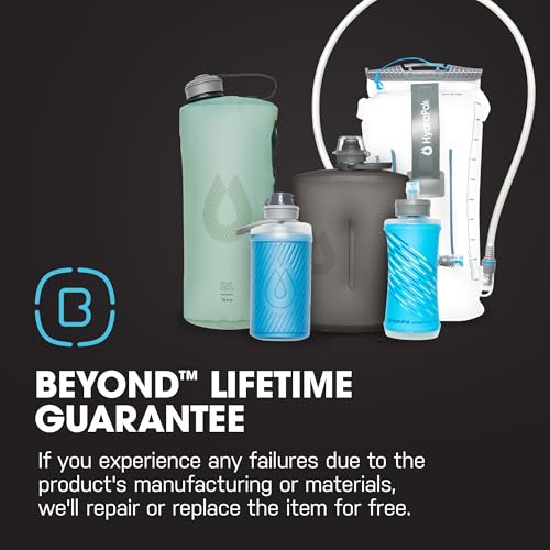 HydraPak Breakaway Surge Lightweight Bike Water Bottle (30oz, White) - color: White, size: 30oz/880ml