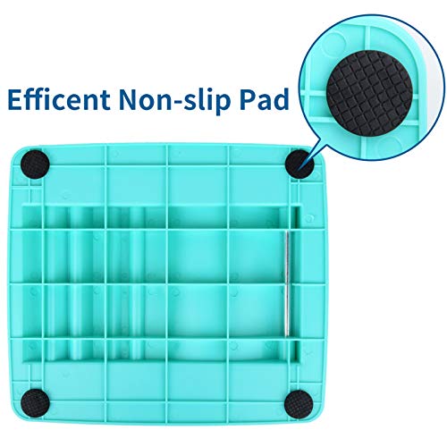 Slant Board, Adjustable Incline Board and Calf Stretcher, Stretch Board for Stretching Tight Calves or Plantar Fasciitis,Foot Stool Adjustable Strength Training Equipment Leg Exercise Machines - color: Blue