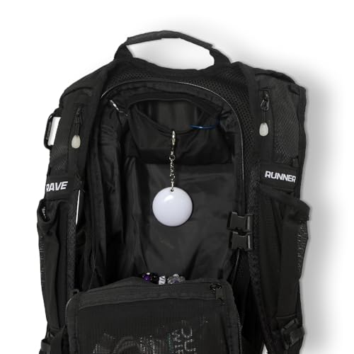 RAVERUNNER® Anti-Theft Hydration Backpack | Festival Approved Rave Backpack for Concert Goers, Leak-Free Festival Water Backpack for EDC, Rave Hydration Pack - color: Clear/Transparent