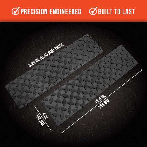 GTC60365 Adhesive Rubber Step Pads, 2-Pack