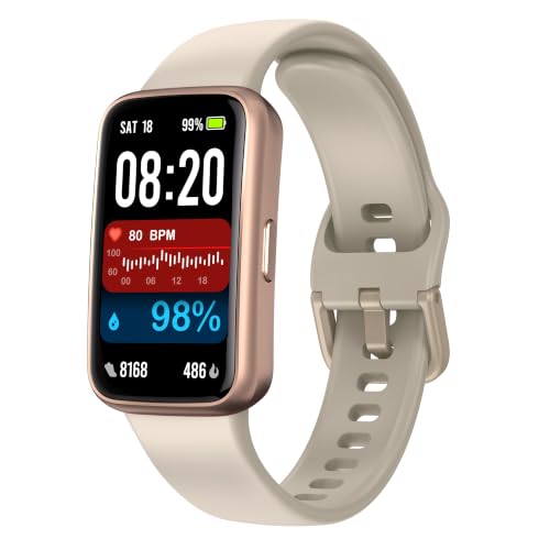 Fitness Tracker Smart Watch, 1.47"Color Screen,100+ Sports (milky-white) - color: milky-white