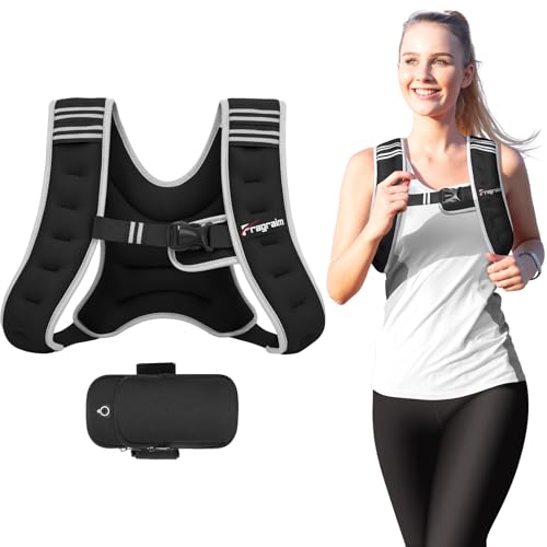 Weighted Vest for Women Men - 8lb/10lb/12lb/16lb/20lb Weight Vest - color: Black, size: 10 lb