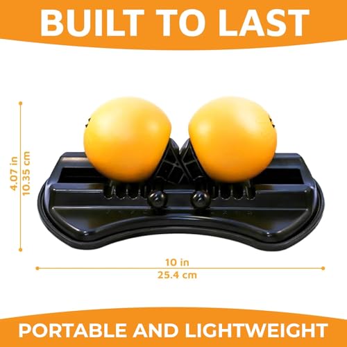 activelife - HighBaller Max Twin Ball Massager, Adjustable Double Lacrosse Ball for Deep Tissue Massage, Trigger Point Therapy, and Myofascial Release