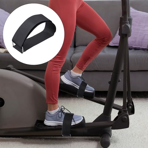 6 Pack Ellipse Leg Exerciser Machine Pedal Straps, Adjustable Pedal Straps for Ellipse Leg Exerciser Machine Under Desk Elliptical Reusable Strap Fitness, Under Desk Elliptical Pedals Band for Seniors