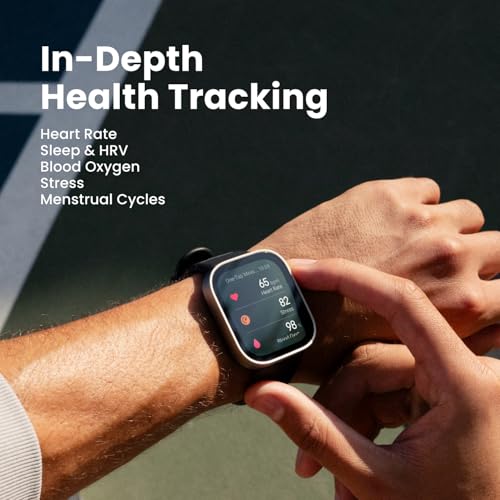 Amazfit Bip Max Smart Watch, 2.07" AMOLED Display, GPS, iOS/Android - color: Carbon Gray, style: Bip Max