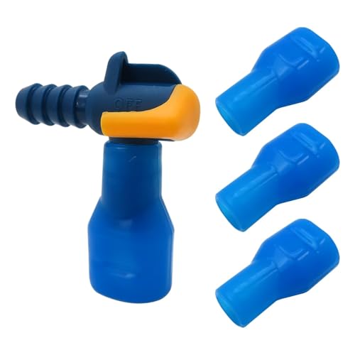 Professional Bite Valve Replacement 90 Degree Silicone Mouthpiece Fit for Camelbak – Easy Installation with O-Ring Fit for Leak-Proof Hydration Bladders - Pack of 4