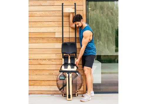 WaterRower Lite Oak Rowing Machine with S4 Monitor