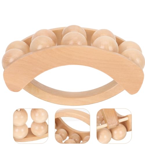 DOITOOL Neck Roller Massager Manual Acupoint Massage Roller for Neck Shoulder Back Home Massaging Tool with Smooth Surface Portable Handheld Body Massage 5.70 X 3.54 X 3.14 in
